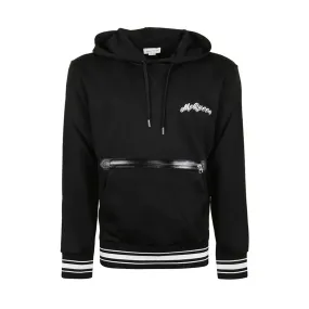 Alexander McQueen    Alexander Mcqueen Logo Hooded Sweatshirt