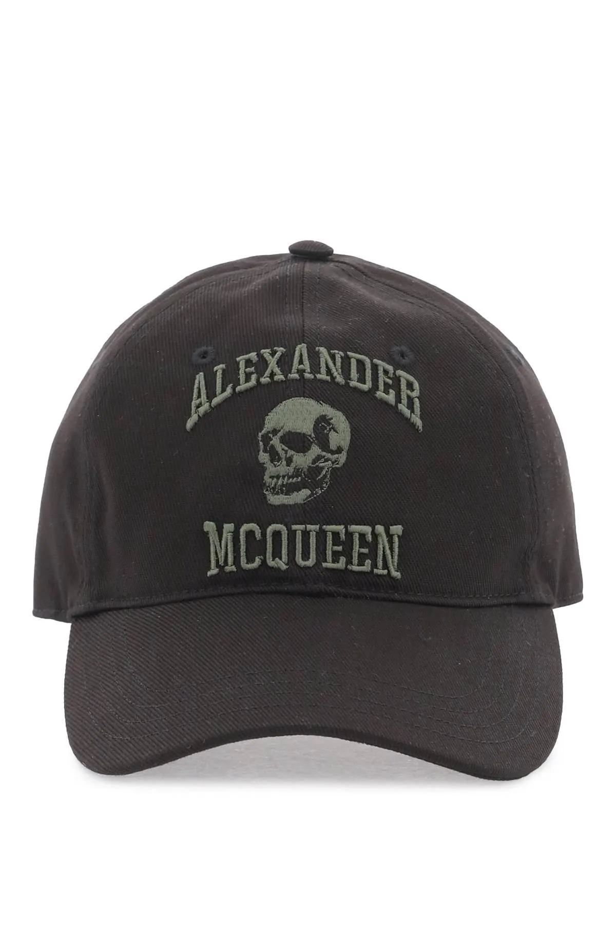 Alexander McQueen    Alexander Mcqueen Varsity Skull Baseball Cap