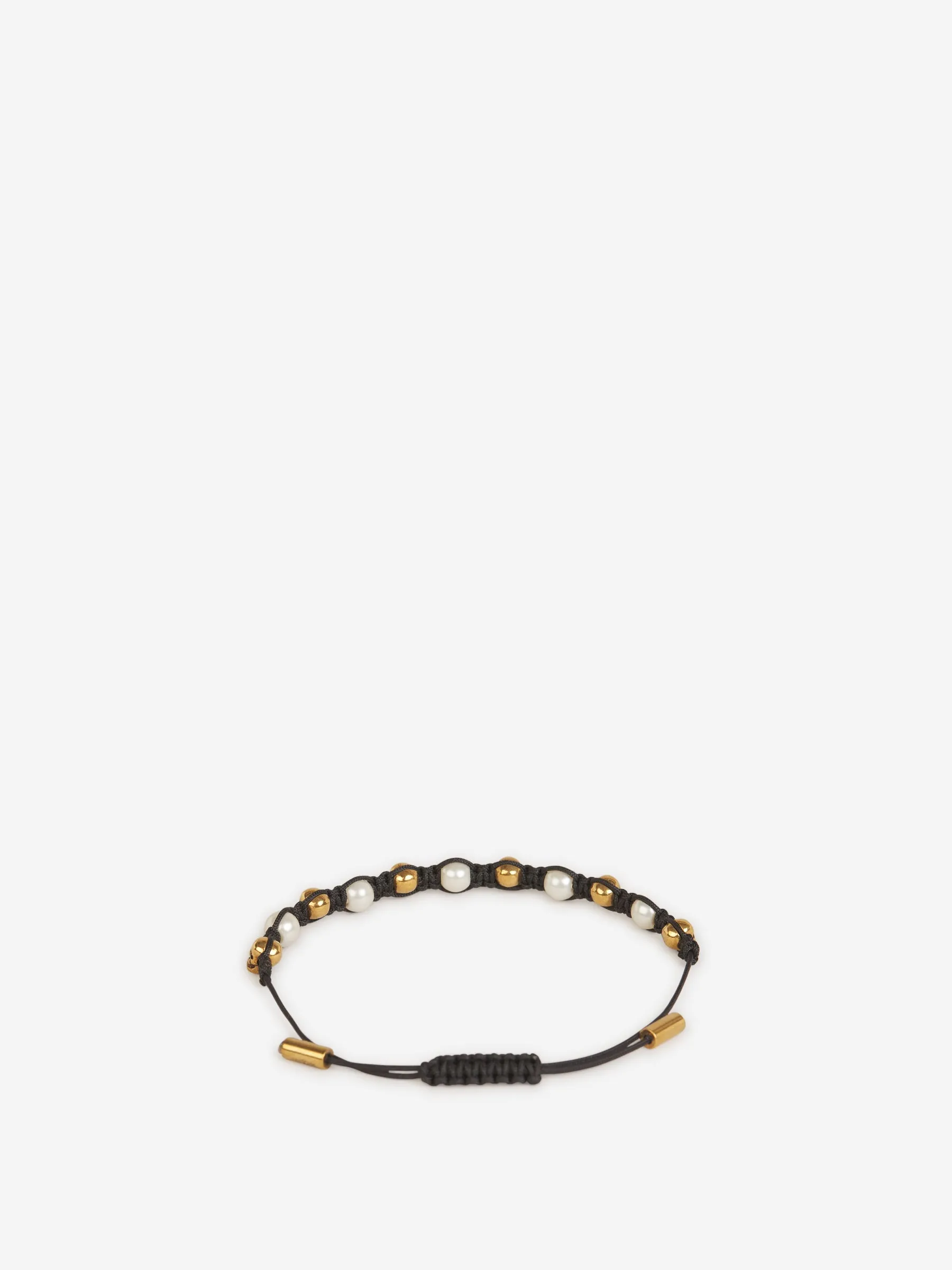 Alexander McQueen Black Friendship Bracelet 