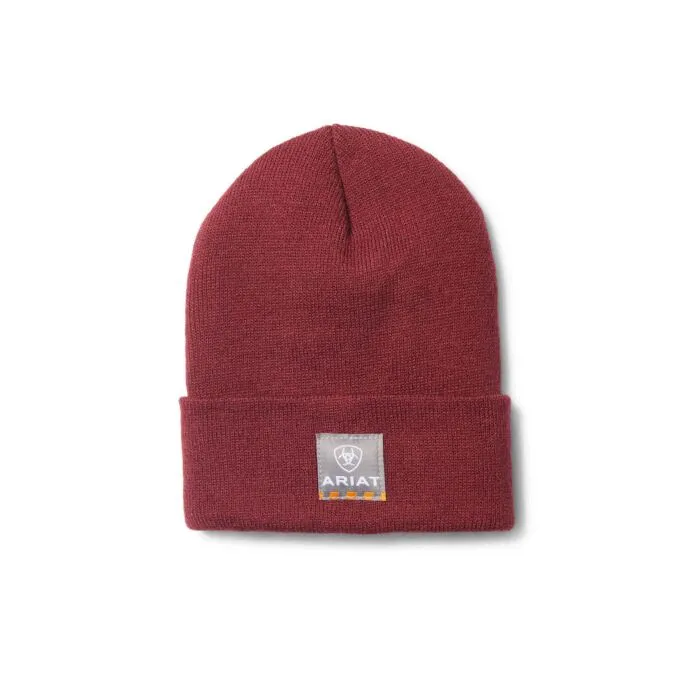 Ariat Rebar Watch Cap - Cherry Stone