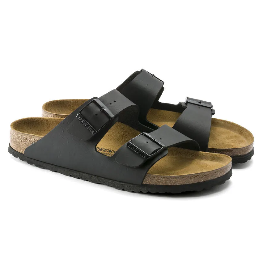 Birkenstock Unisex Arizona Birko-Flor - Black