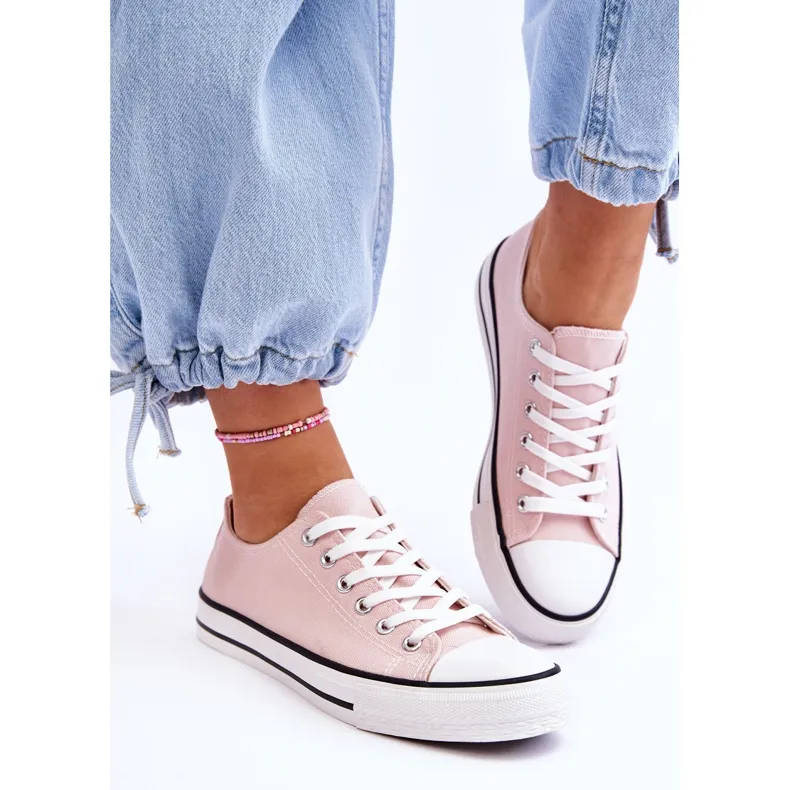FR1 Women's Classic Low Sneakers Light Pink Vegas