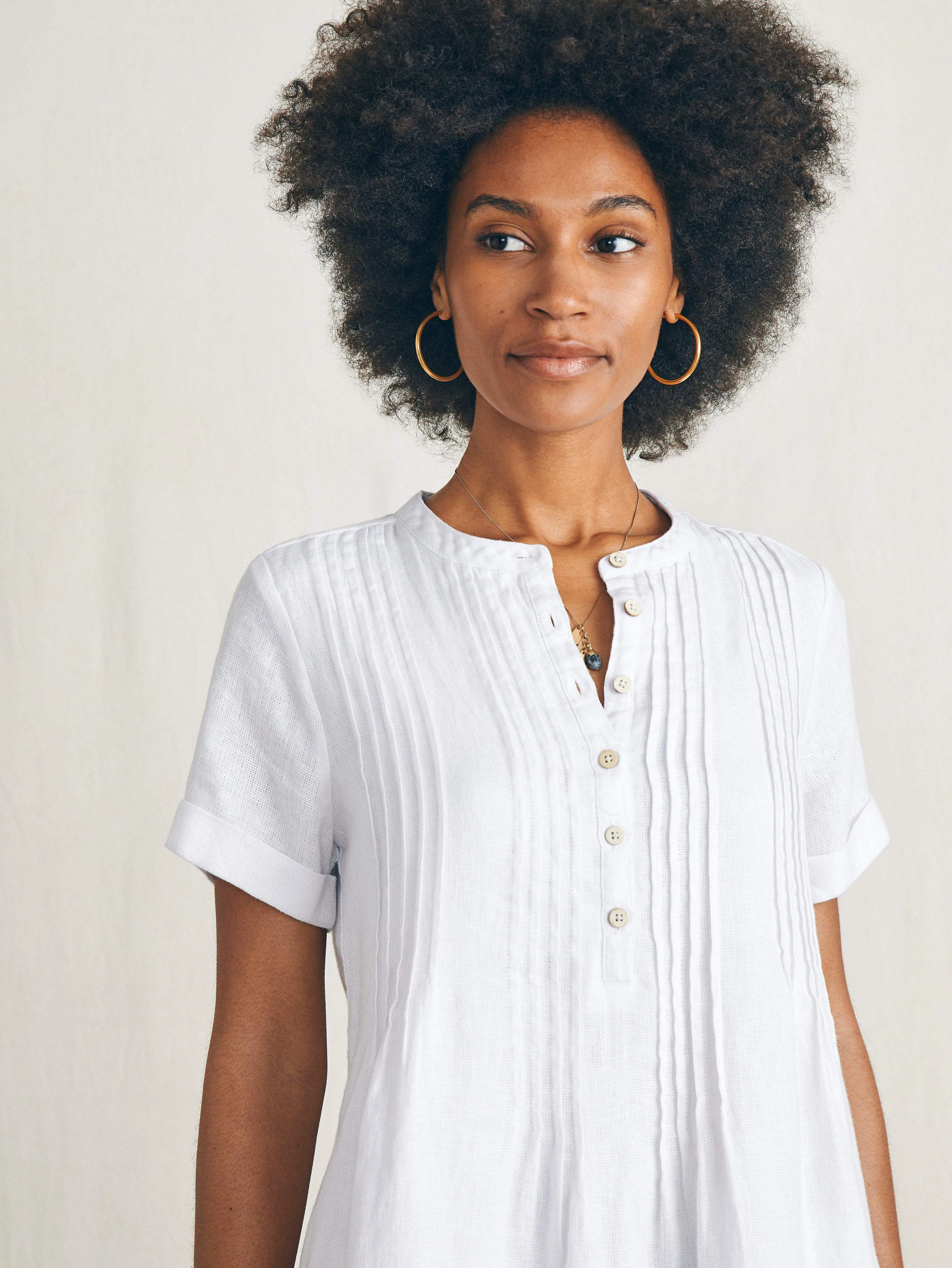 Gemina Dress - White