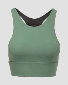 Green women's sports bra Varley Let's Move Harris Bra var00810-df