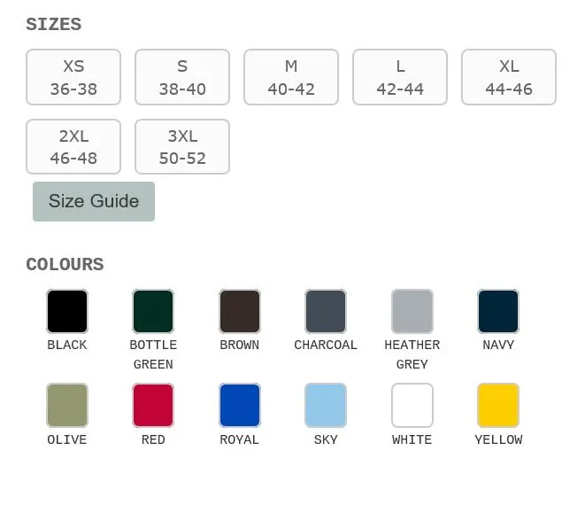 Hoody/Zipped Hoody/Sweatshirt/Qtr Zip – FCC