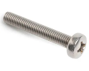 M4 X 6 PHILLIPS PAN MACHINE SCREW DIN 7985H A2 STAINLESS STEEL