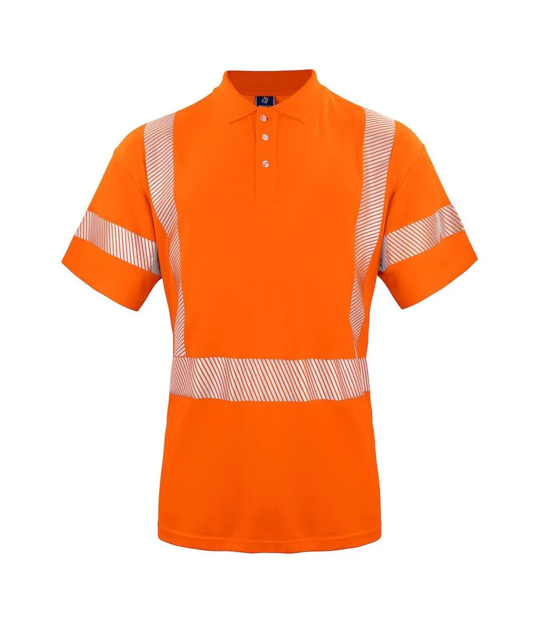 Mens reflective polo shirt orange Projob