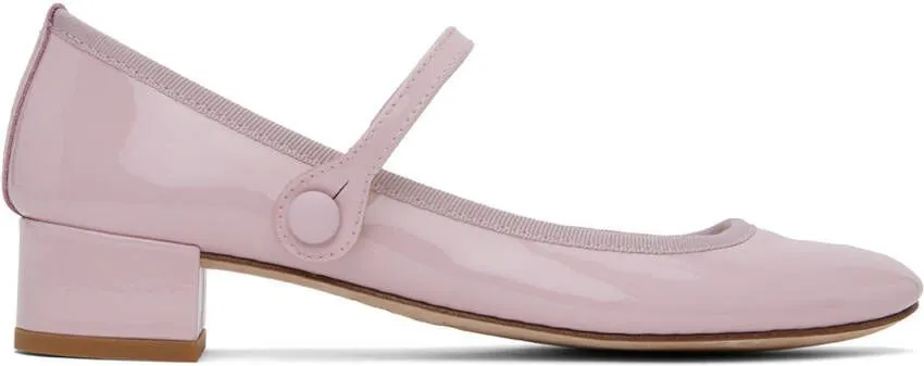 Repetto SSENSE Exclusive Pink Rose Ballerina Heels